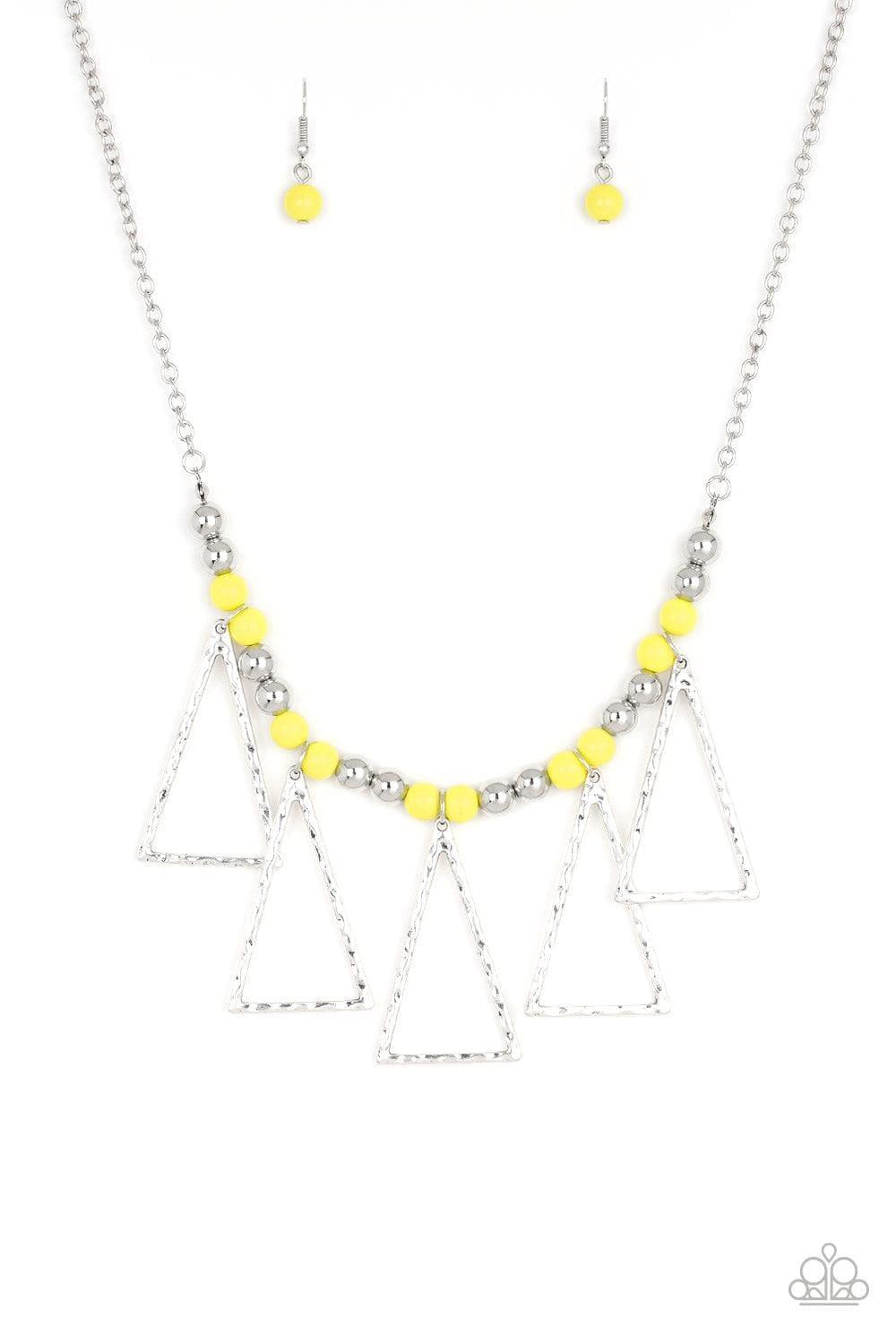 Paparazzi Accessories - Terra Nouveau - Yellow Necklace - Bling by JessieK