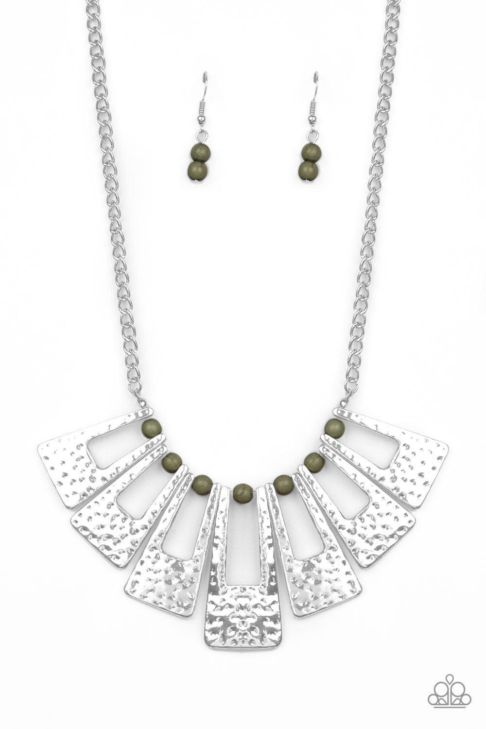 Paparazzi Accessories - Terra Takeover - Green Necklace - Bling by JessieK