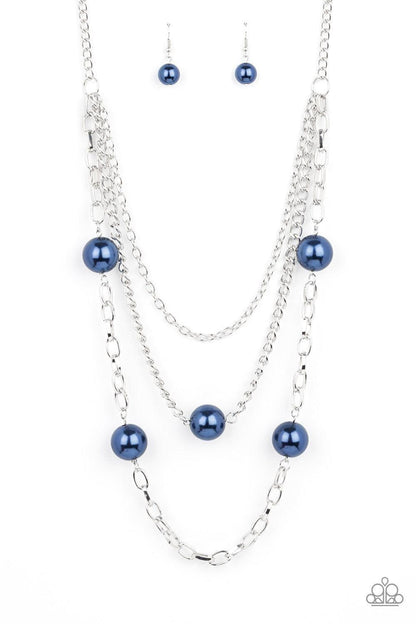 Paparazzi Accessories - Thanks For The Compliment - Blue Neckless - Bling by JessieK