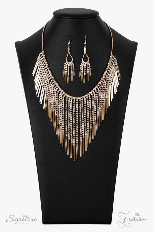 Paparazzi Accessories - The Amber - 2021 Signature Zi Collection Necklace - Bling by JessieK