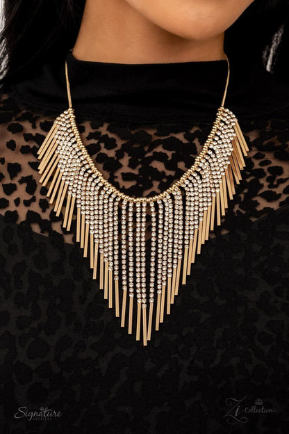 Paparazzi Accessories - The Amber - 2021 Signature Zi Collection Necklace - Bling by JessieK