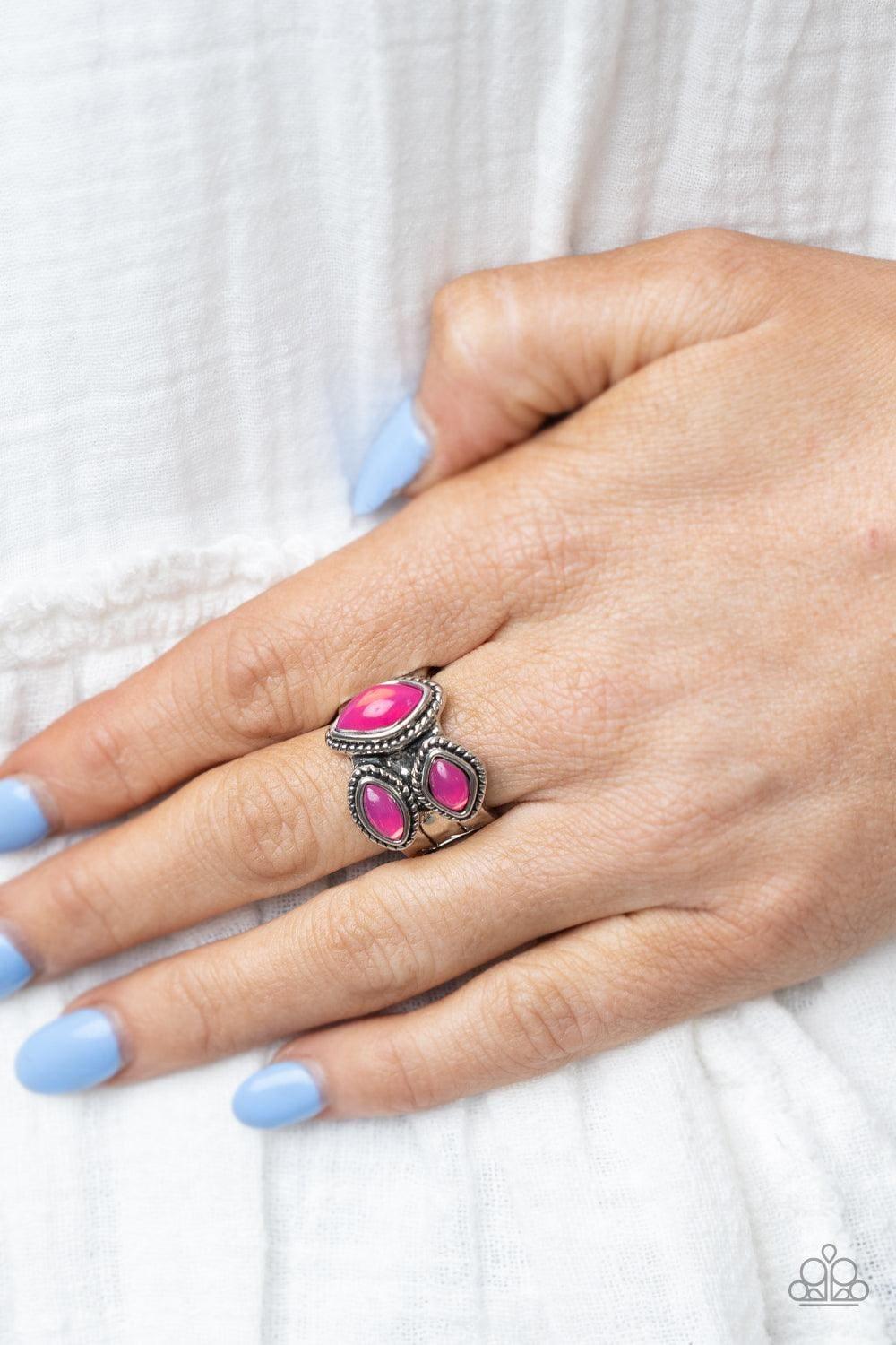 Paparazzi Accessories - The Charisma Collector – Pink Ring - Bling by JessieK