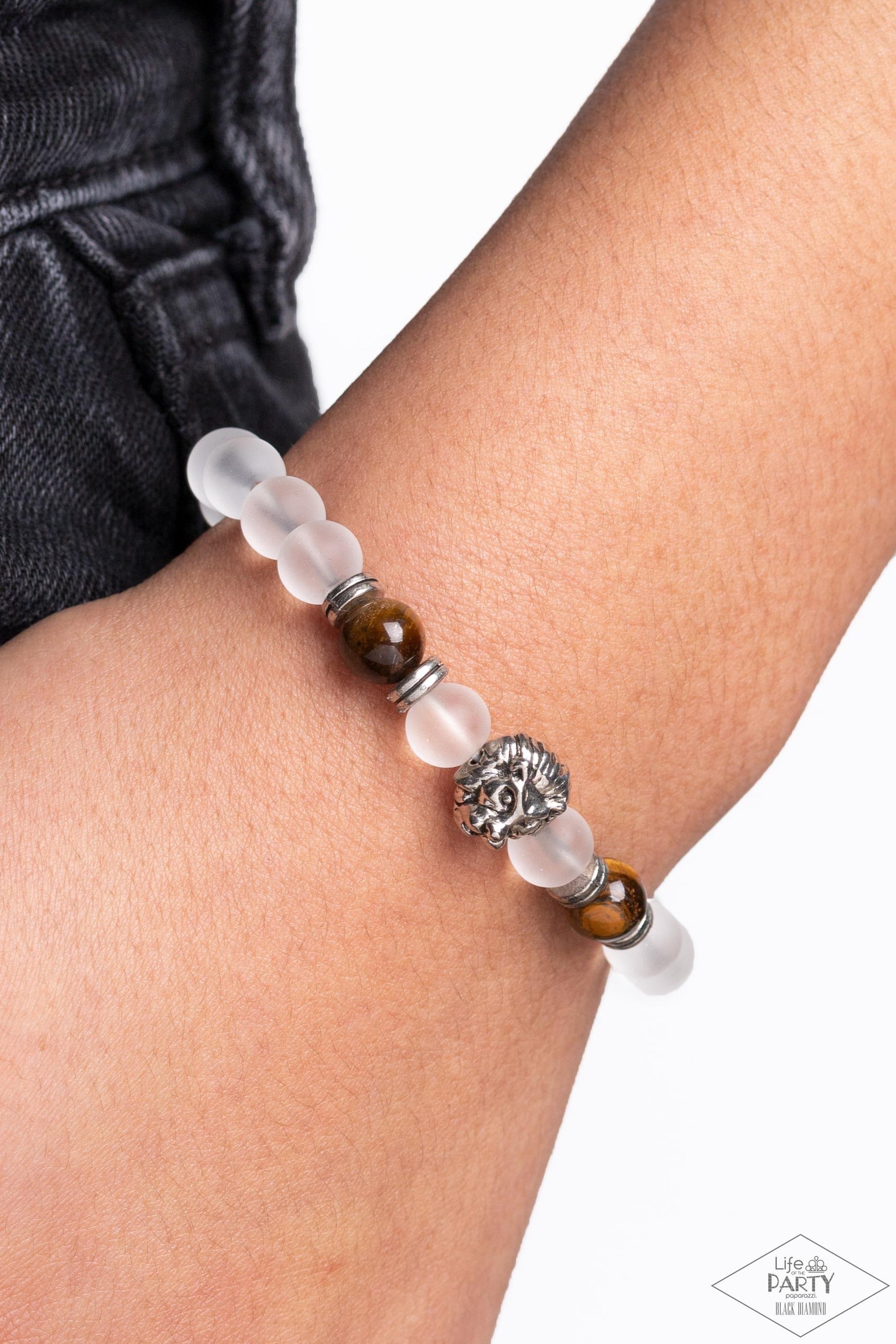 Paparazzi Accessories - The Lions Share - Brown Urban Bracelet - Bling by JessieK