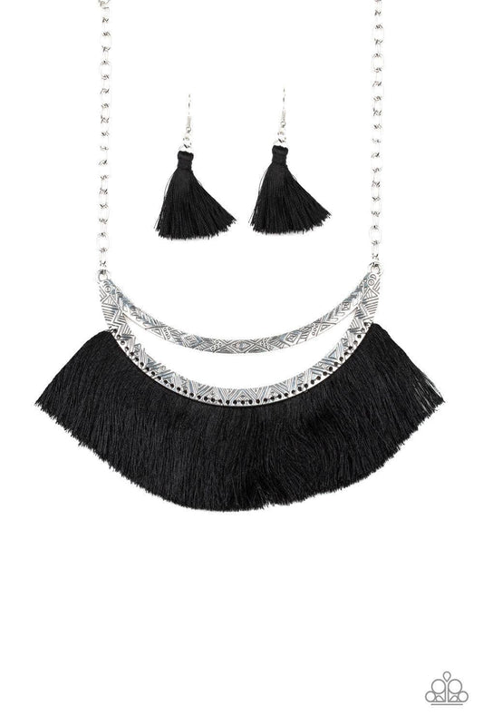 Paparazzi Accessories - The Mane Event - Black Necklace - Bling by JessieK