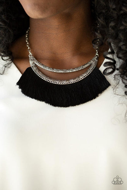 Paparazzi Accessories - The Mane Event - Black Necklace - Bling by JessieK