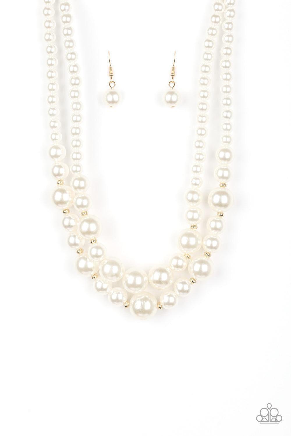Paparazzi Accessories - The More The Modest - Gold Necklace - Bling by JessieK