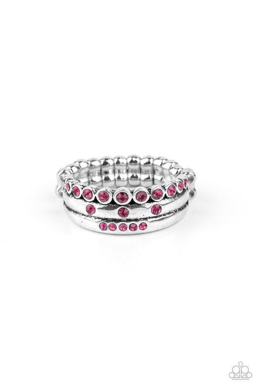 Paparazzi Accessories - The Next Level - Pink Ring - Bling by JessieK