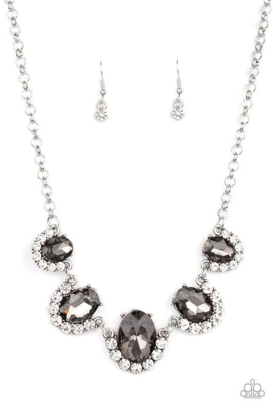 Paparazzi Accessories - The Queen Demands It - Silver Necklace - Bling by JessieK