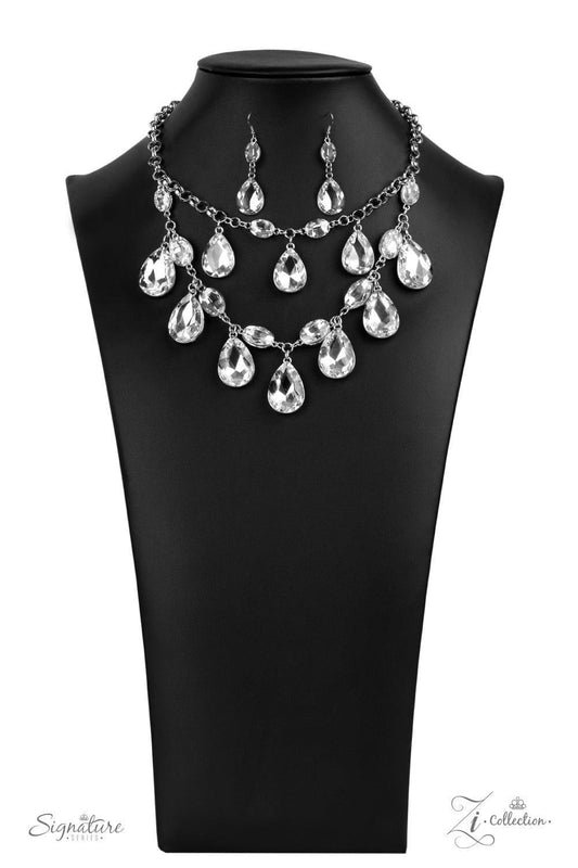 Paparazzi Accessories - The Sarah - 2020 Signature Zi Collection Necklace - Bling by JessieK