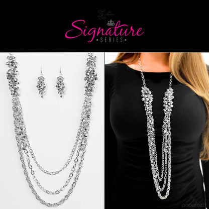 Paparazzi Accessories - The Shelley - 2017 Signature Zi Collection Necklace - Bling by JessieK