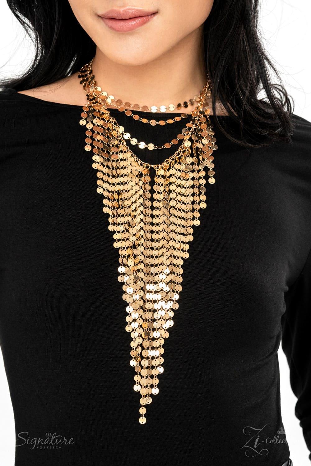 Paparazzi Accessories - The Suz - 2022 Signature Zi Collection Necklace - Bling by JessieK