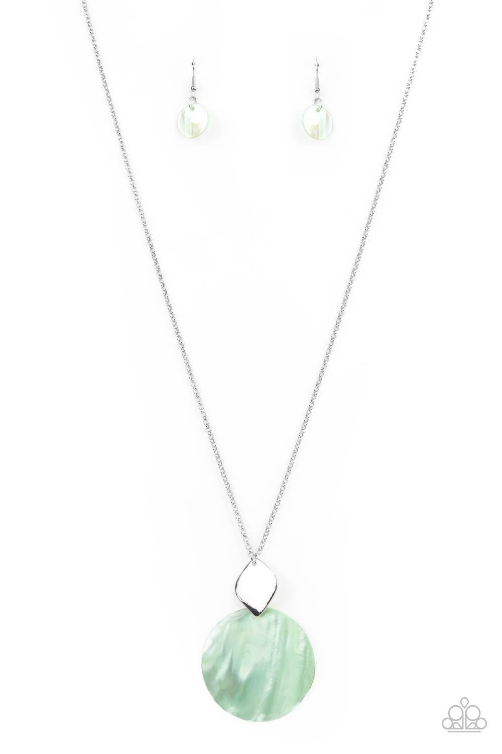 Paparazzi Accessories - Tidal Tease - Green Necklace - Bling by JessieK