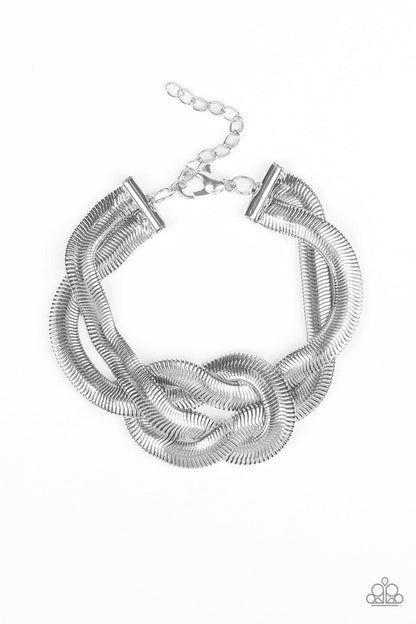 Paparazzi Accessories - To The Max - Silver Bracelet - Bling by JessieK