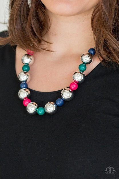 Paparazzi Accessories - Top Pop - Multicolor Necklace - Bling by JessieK