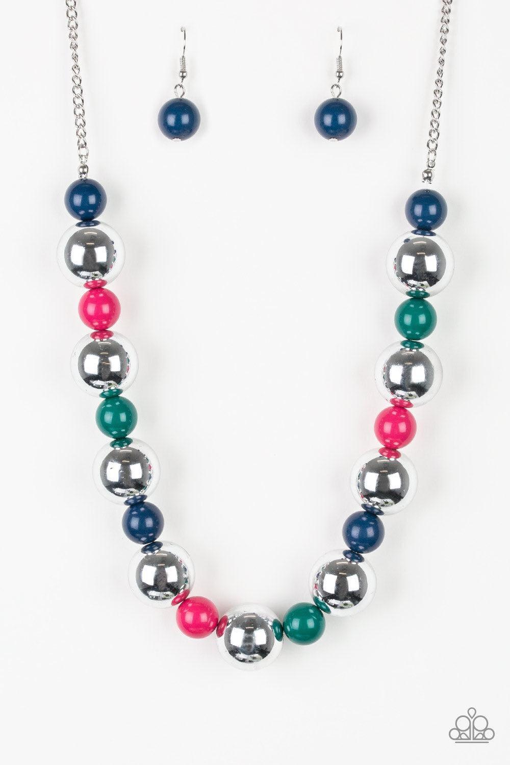 Paparazzi Accessories - Top Pop - Multicolor Necklace - Bling by JessieK
