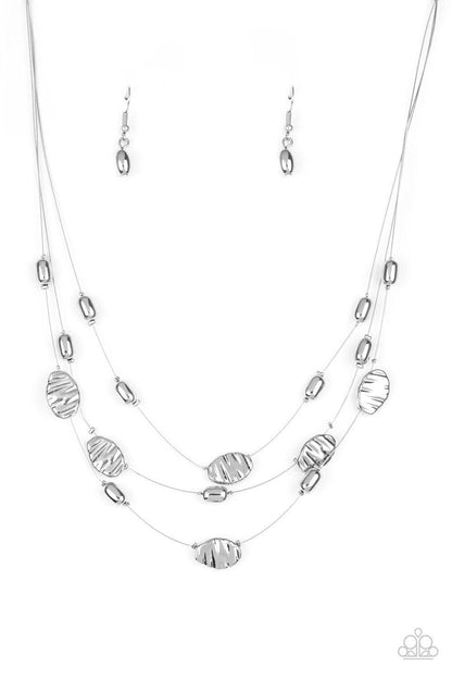 Paparazzi Accessories - Top Zen - Silver Necklace - Bling by JessieK