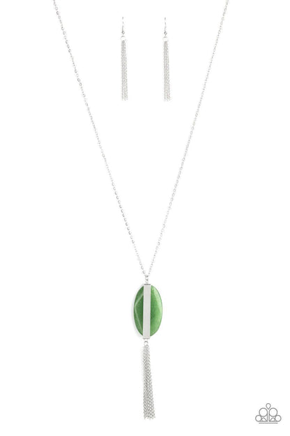 Paparazzi Accessories - Tranquility Trend - Green Necklace - Bling by JessieK