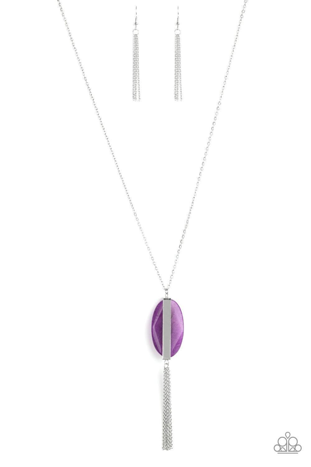 Paparazzi Accessories - Tranquility Trend - Purple Necklace - Bling by JessieK