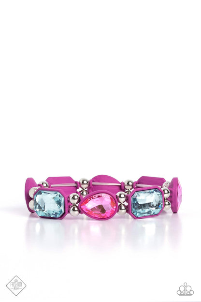 Paparazzi Accessories - Transforming Taste - Pink Bracelet - Bling by JessieK