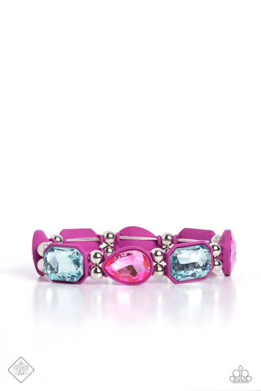 Paparazzi Accessories - Transforming Taste - Pink Bracelet - Bling by JessieK