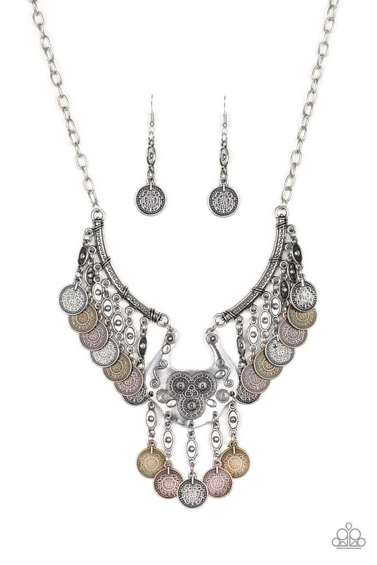 Paparazzi Accessories - Treasure Temptress - Multicolor Necklace - Bling by JessieK