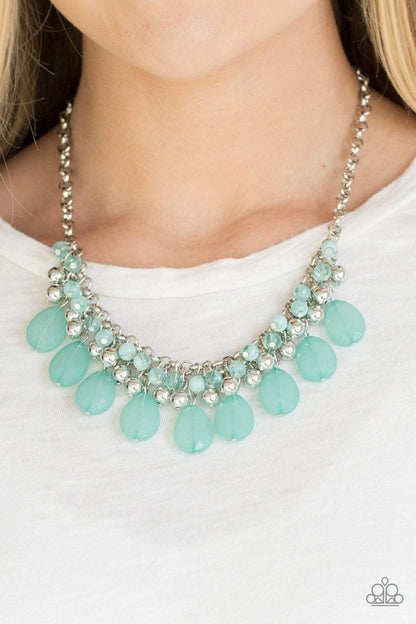 Paparazzi Accessories - Trending Tropicana - Green Necklace - Bling by JessieK