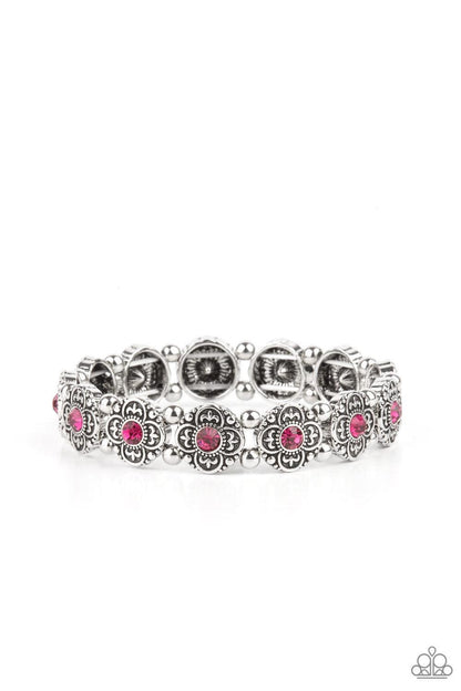 Paparazzi Accessories - Trés Magnifique - Pink Bracelet - Bling by JessieK