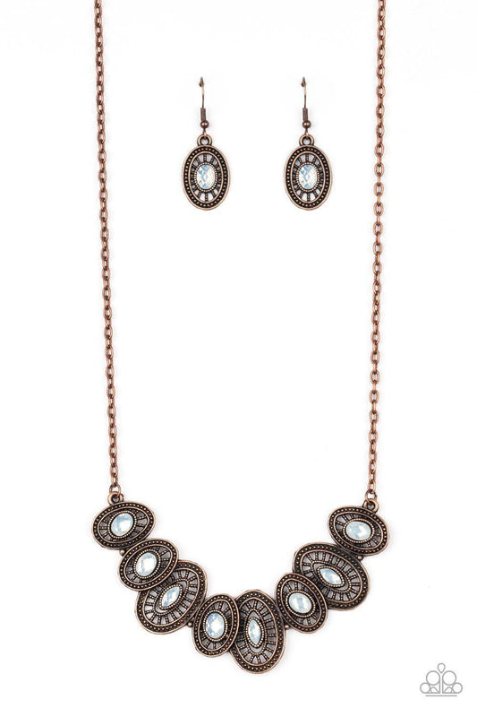 Paparazzi Accessories - Trinket Trove - Copper Necklace - Bling by JessieK