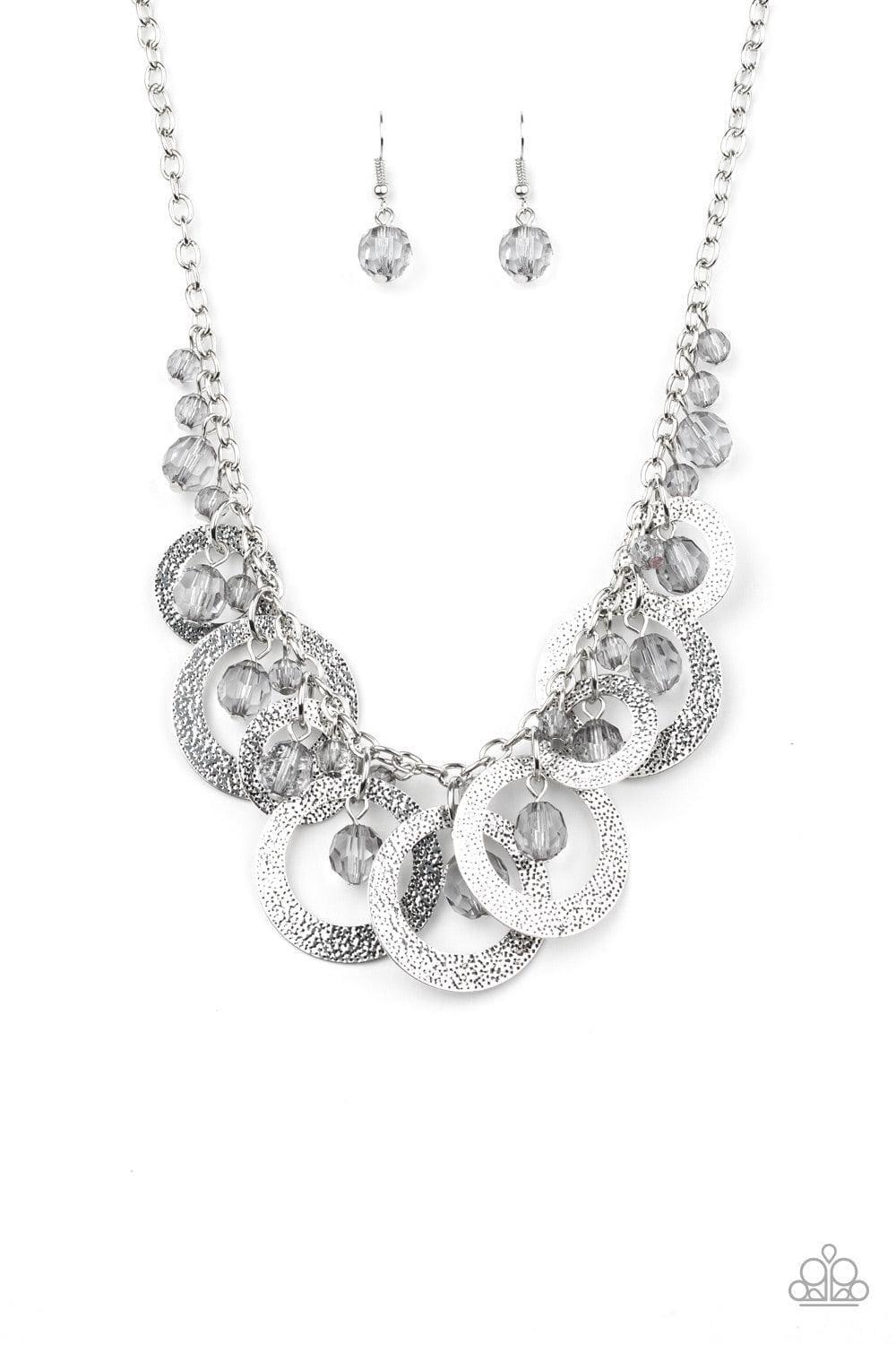 Paparazzi Accessories - Turn It Up - Silver Necklace - Bling by JessieK