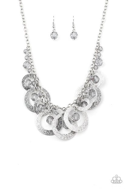 Paparazzi Accessories - Turn It Up - Silver Necklace - Bling by JessieK