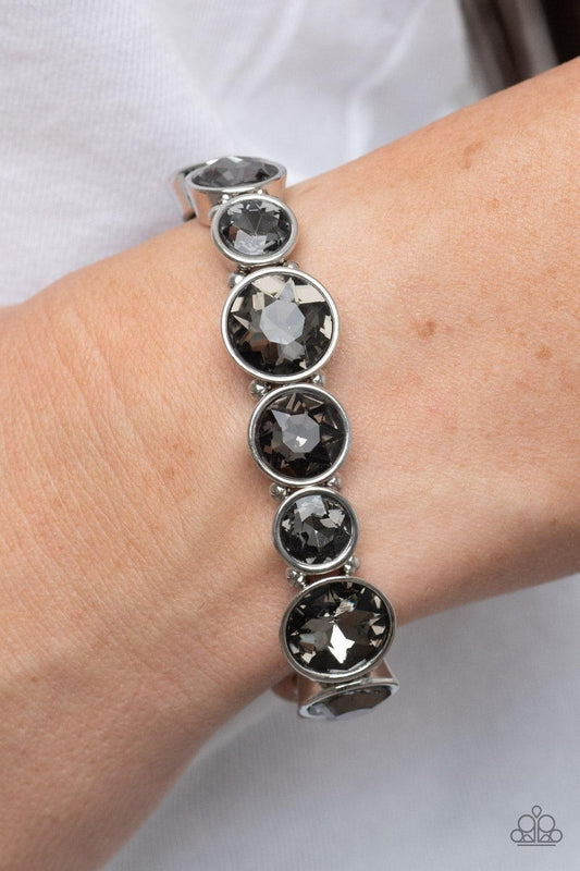 Paparazzi Accessories - Twinkling Tease - Silver Bracelet - Bling by JessieK