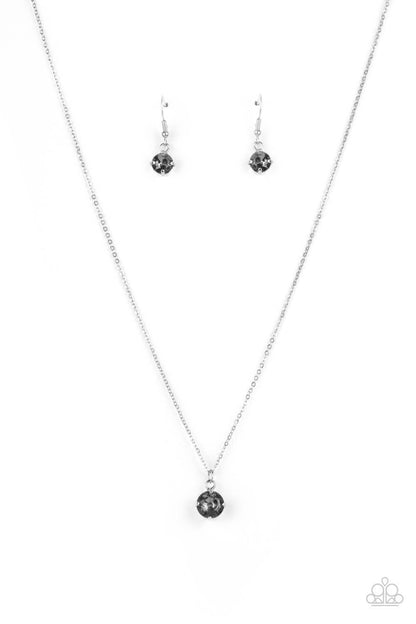 Paparazzi Accessories - Undeniably Demure - Silver Dainty Necklace - Bling by JessieK