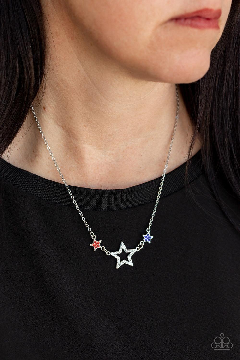 Paparazzi Accessories - United We Sparkle - Multicolor Necklace - Bling by JessieK