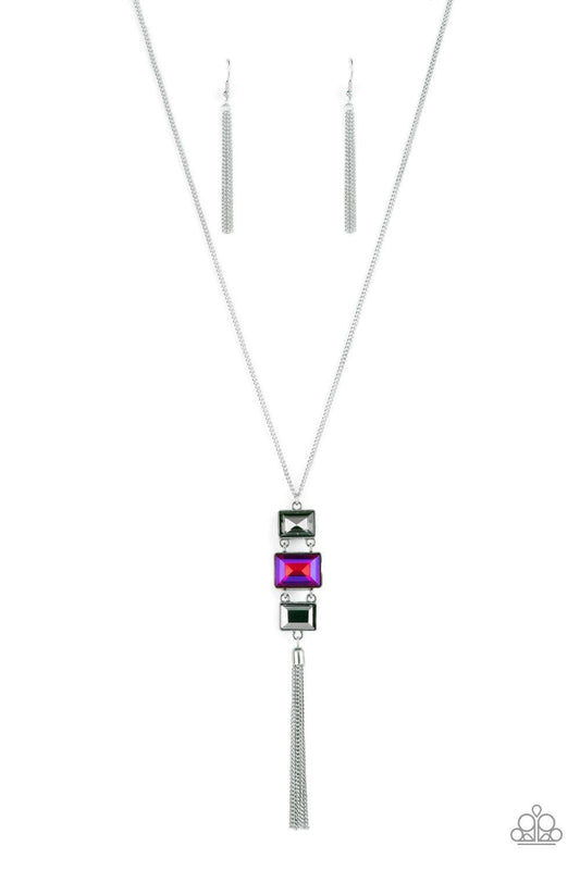 Paparazzi Accessories - Uptown Totem - Pink Necklace - Bling by JessieK