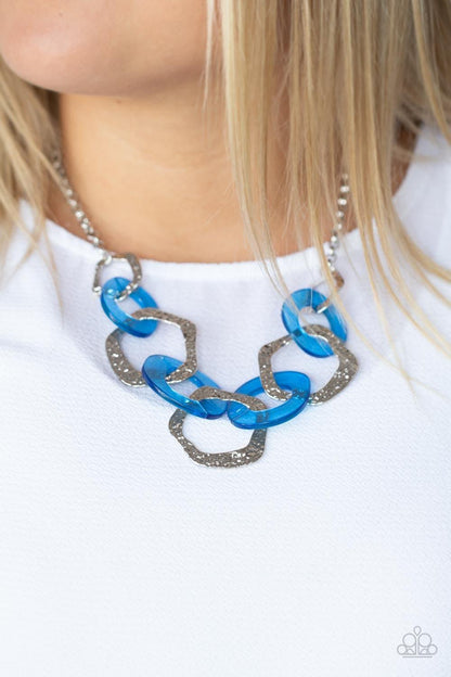 Paparazzi Accessories - Urban Circus - Blue Necklace - Bling by JessieK