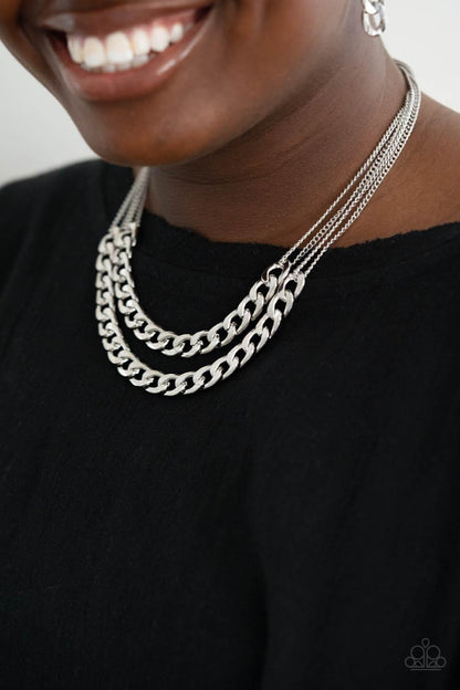 Paparazzi Accessories - Urban Culture - Silver Necklace - Bling by JessieK