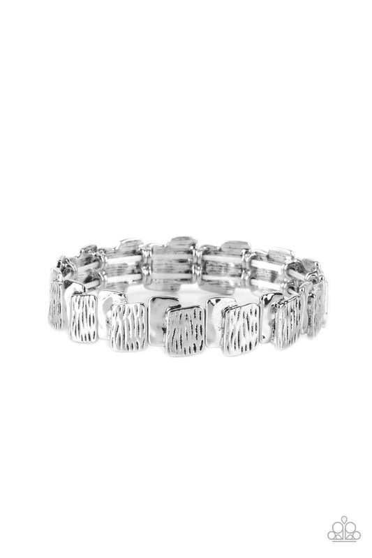 Paparazzi Accessories - Urban Stackyard - Silver Bracelet - Bling by JessieK