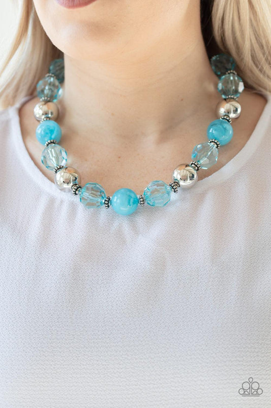 Paparazzi Accessories - Very Voluminous - Blue Necklace - Bling by JessieK