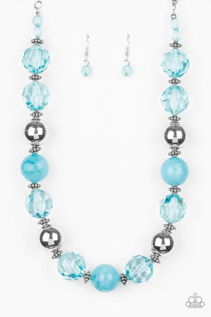 Paparazzi Accessories - Very Voluminous - Blue Necklace - Bling by JessieK