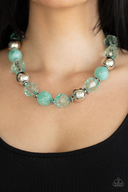 Paparazzi Accessories - Very Voluminous - Green Necklace - Bling by JessieK