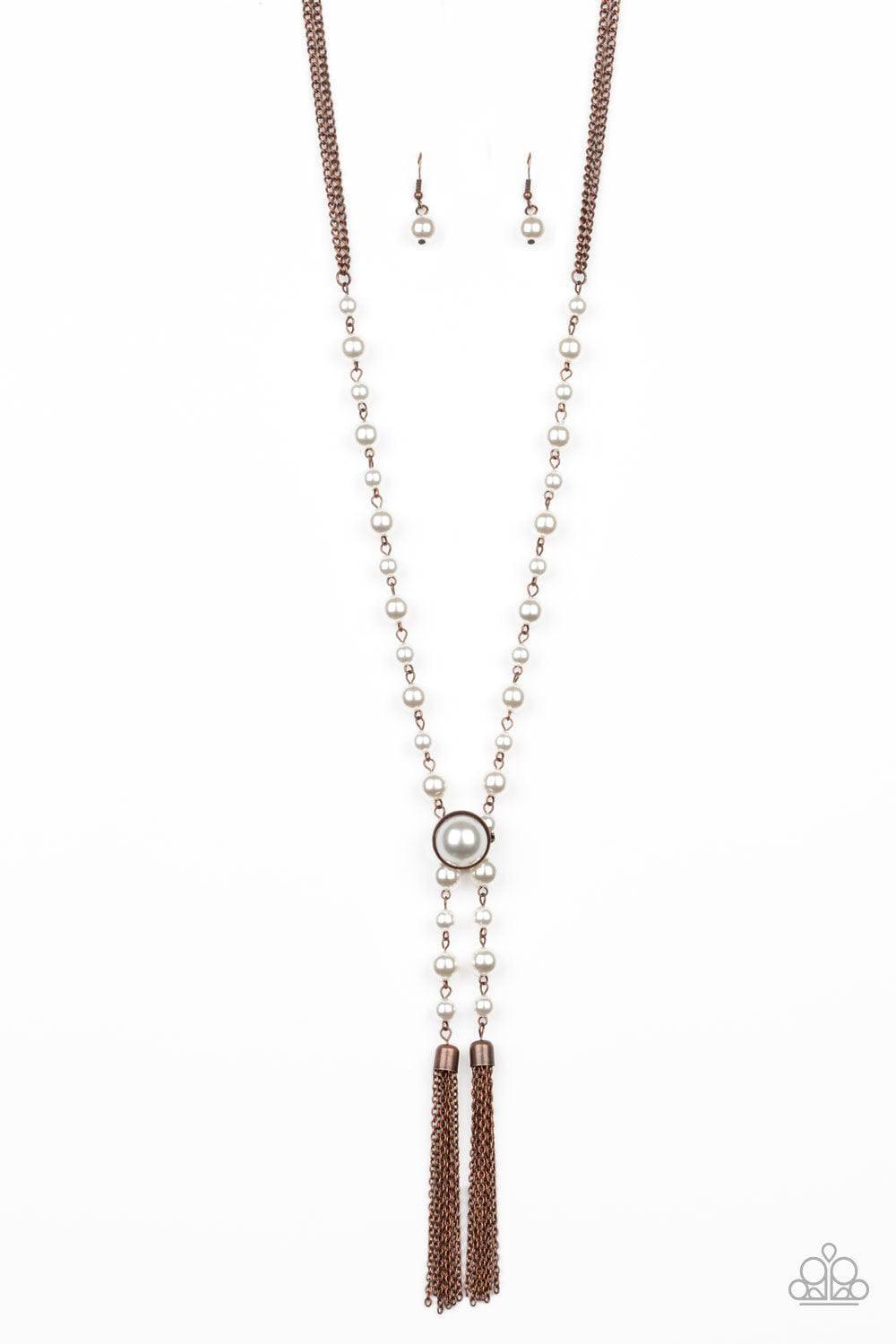 Paparazzi Accessories - Vintage Diva - Copper Necklace - Bling by JessieK