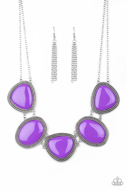 Paparazzi Accessories - Viva La Vivid - Purple Necklace - Bling by JessieK