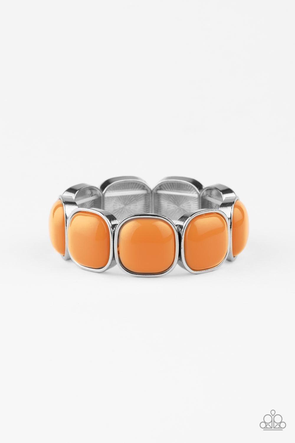 Paparazzi Accessories - Vivacious Volume - Orange Bracelet - Bling by JessieK