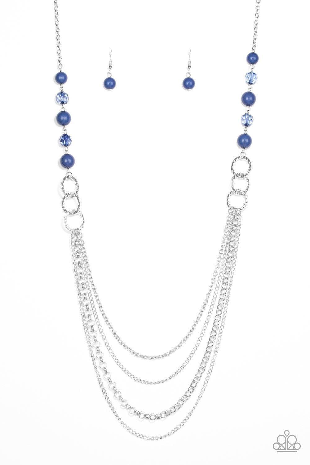 Paparazzi Accessories - Vividly Vivid - Blue Necklace - Bling by JessieK