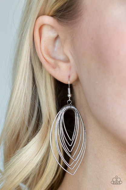 Paparazzi Accessories - Walkabout Ware - Silver Earrings - Bling by JessieK