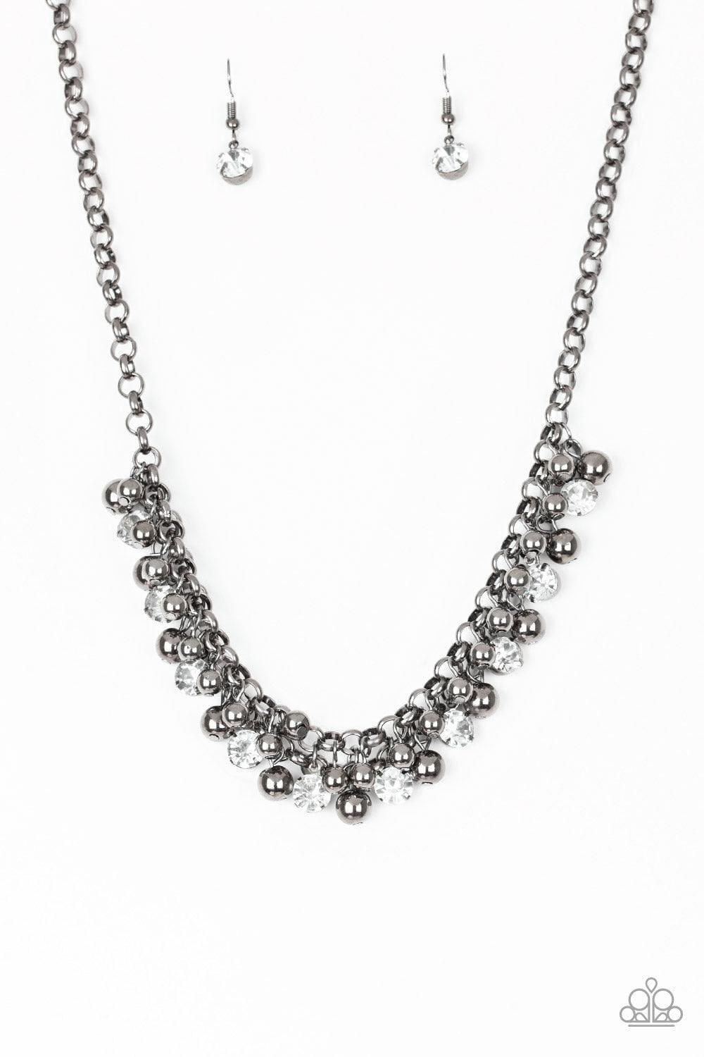 Paparazzi Accessories - Wall Street Winner - Black Necklace - Bling by JessieK