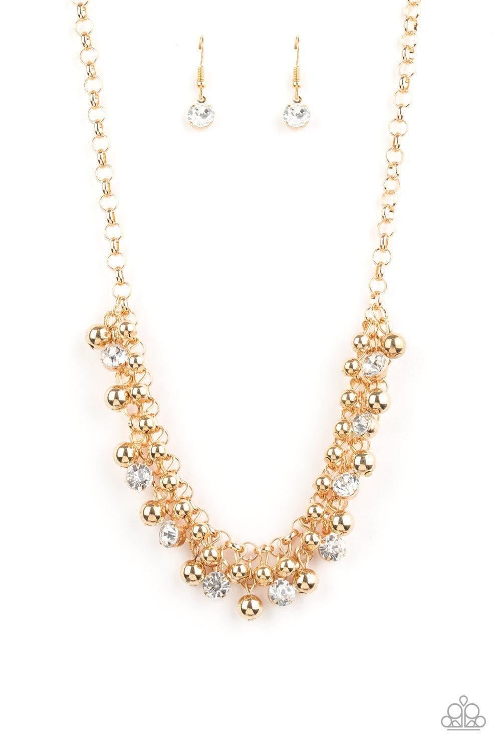 Paparazzi Accessories - Wall Street Winner - Gold Necklace - Bling by JessieK