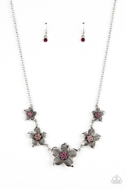 Paparazzi Accessories - Wallflower Wonderland - Pink Necklace - Bling by JessieK