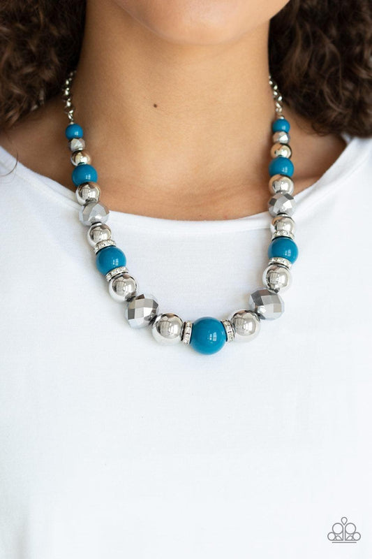 Paparazzi Accessories - Weekend Party - Blue Necklace - Bling by JessieK