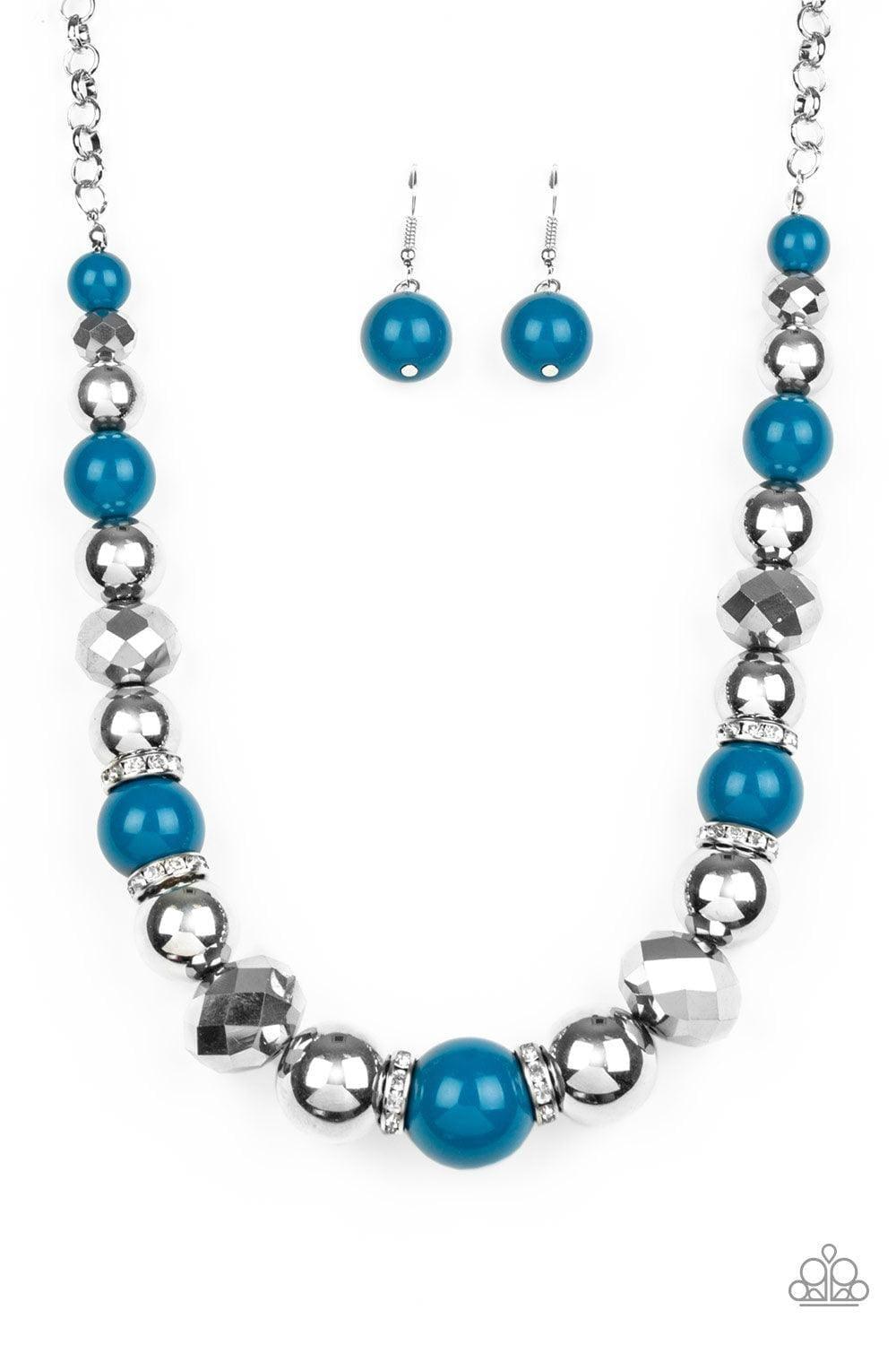 Paparazzi Accessories - Weekend Party - Blue Necklace - Bling by JessieK